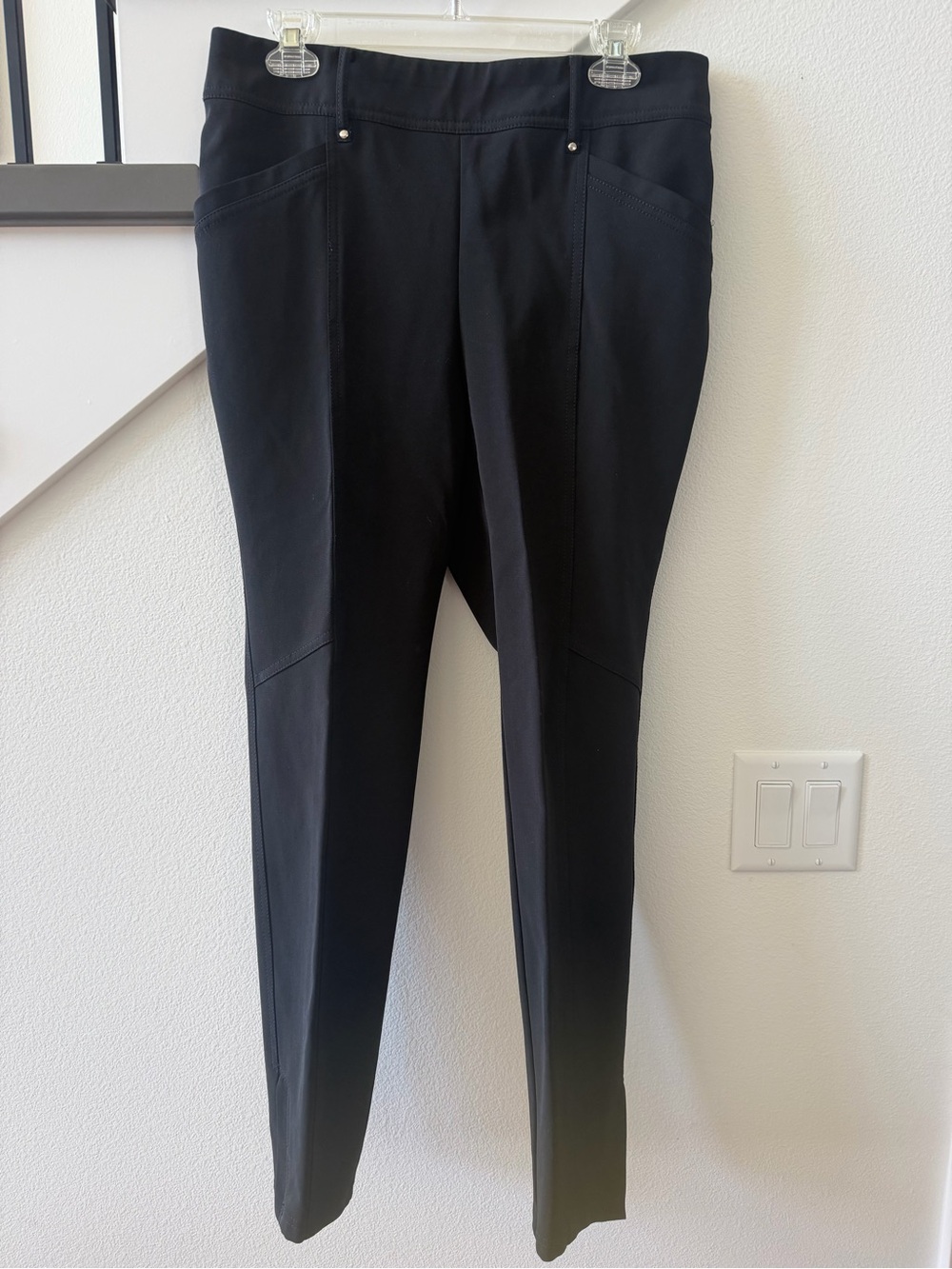 Chicos Zenergy Black Stretch Slim Fit Pants